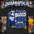 “Bleed Blue for the Shoe” tee