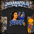 Carlie Irsay-Gordon “BELIEVE” tee
