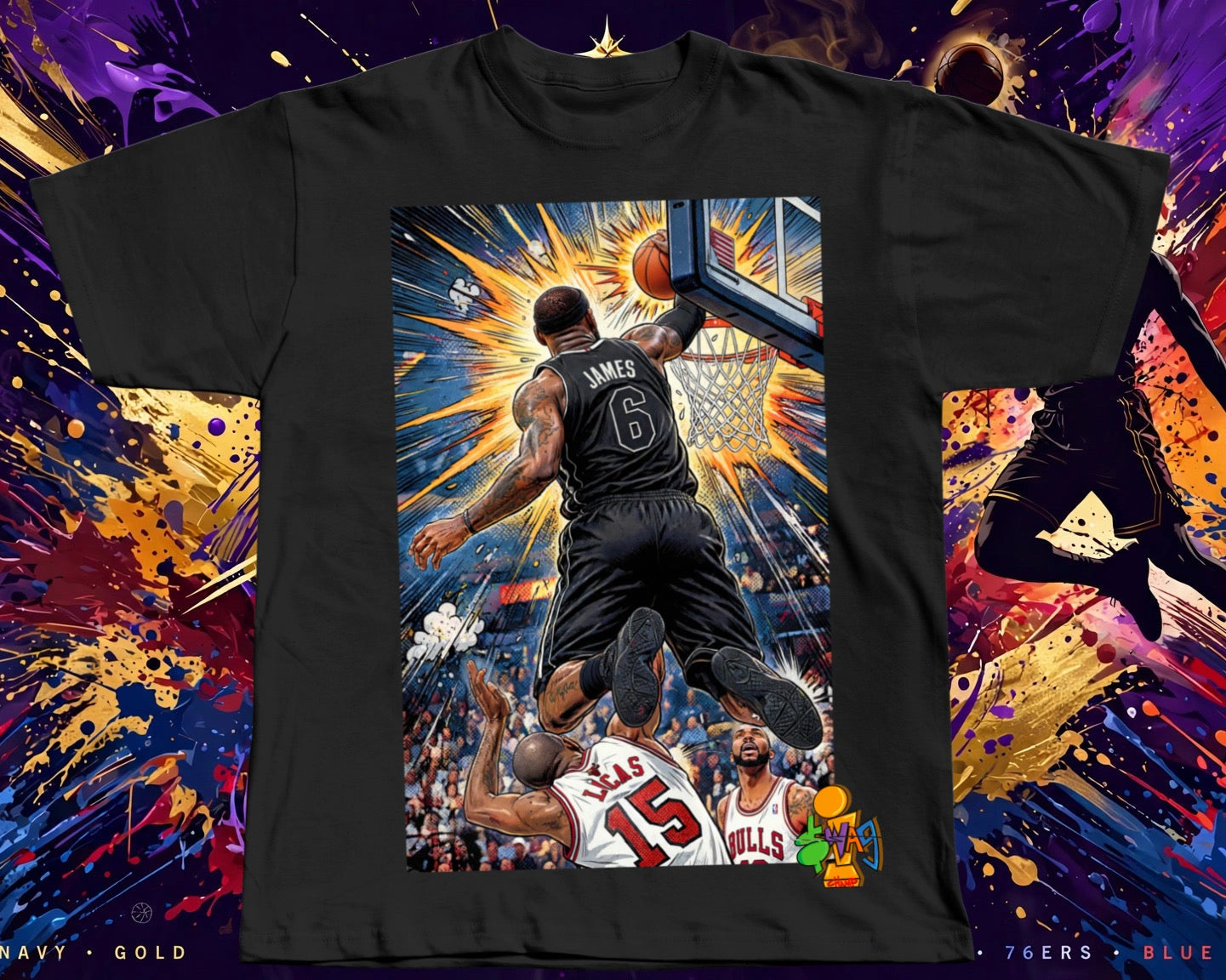 “Miami Bron over Lucas” tee