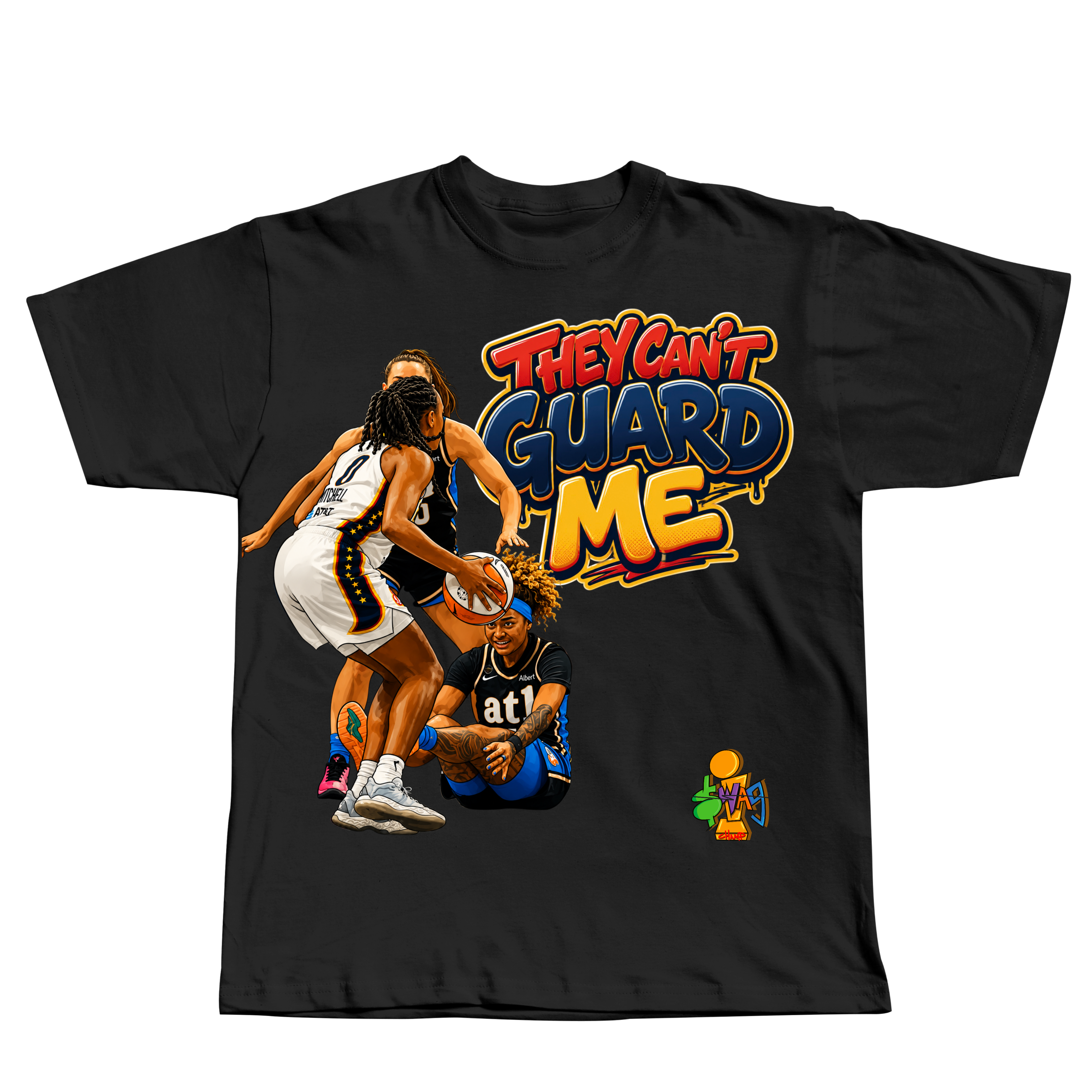 “They Can’t Guard Me” Kelsey Mitchell tee (preorder)