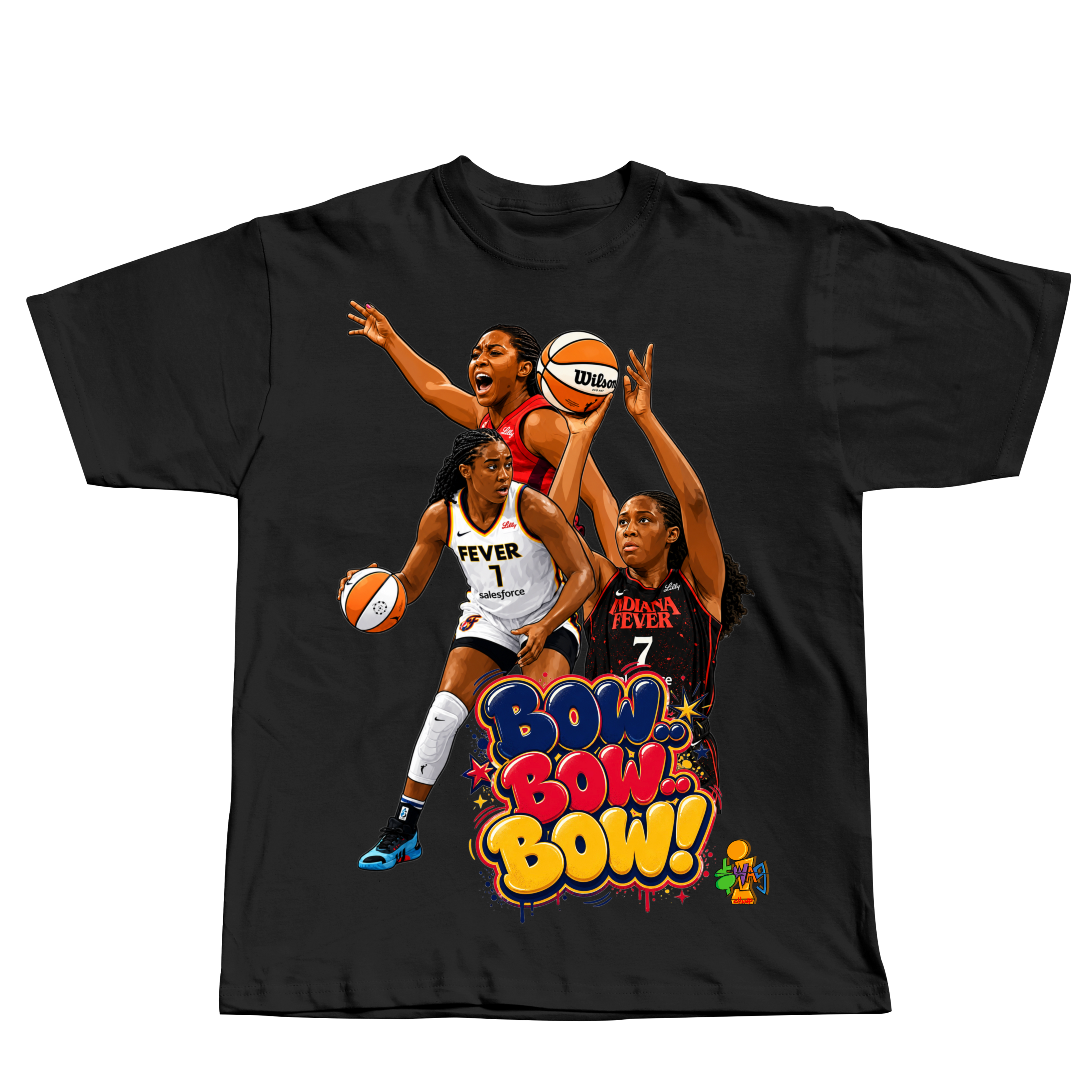 “BOW..BOW..BOW” Aliyah Boston All Star tee (preorder)